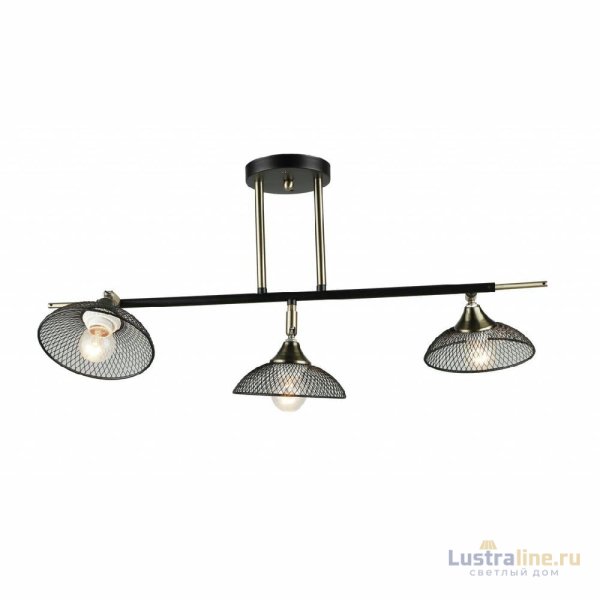 Люстра на штанге IMEX MD.5728-3-S-AB+BK