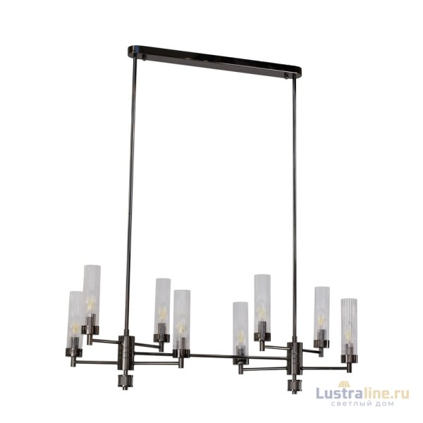 Люстра на штанге AM Group INDIGO SPL8 PEARL BLACK