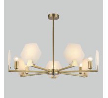 Люстра на штанге Eurosvet Marble 60158/7 латунь a065050