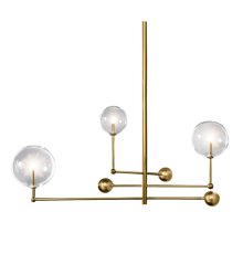 Люстра на штанге Delight Collection Globe Mobile KG0835P-3 brass