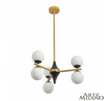 Люстра на штанге Arte Milano 271580/6 BK/GD