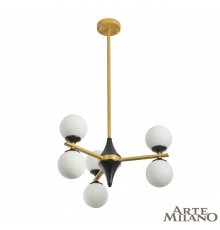 Люстра на штанге Arte Milano 271580/6 BK/GD