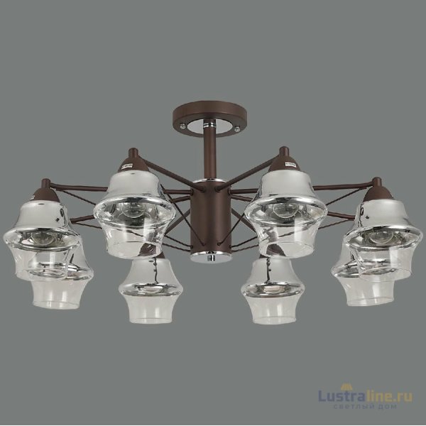 Люстра на штанге Illumico IL1303-8CPA-19 CF CR
