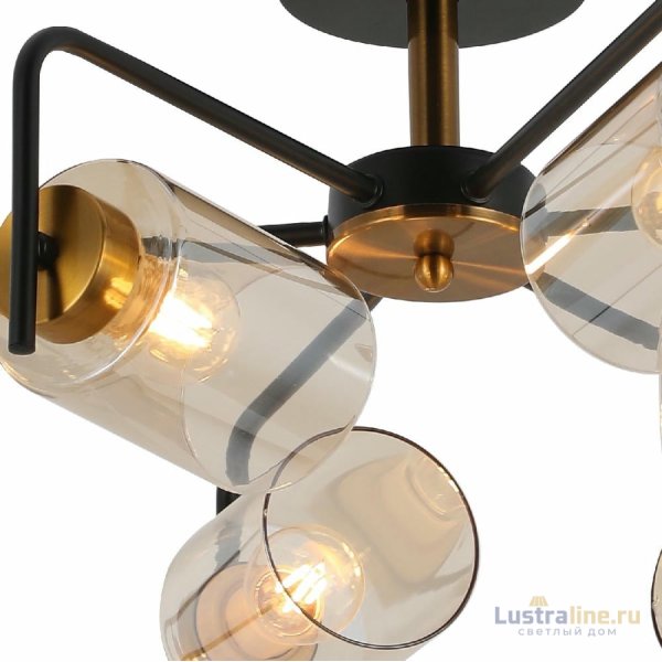 Люстра на штанге Illumico IL8248-6COU-79 BK GD