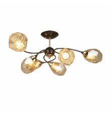 Люстра на штанге IMEX MD.4249-6-S-COFFEE+FGD
