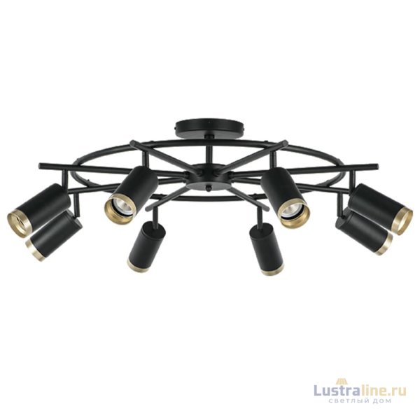 Люстра на штанге Lightstar Rullo LR71837840 (571718+214437-8+203440-8) Люстра на штанге Lightstar Rullo LR71837840 (571718+214437-8+203440-8)