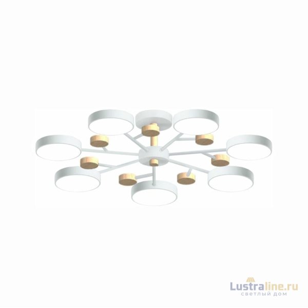 Люстра на штанге LED4U L3205-800 WH Люстра на штанге LED4U L3205-800 WH