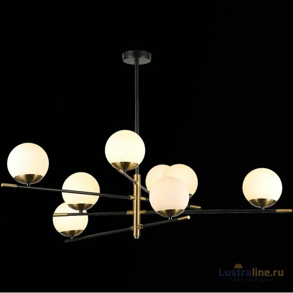 Люстра на штанге Illumico IL0063-8P-79 BK COP Люстра на штанге Illumico IL0063-8P-79 BK COP