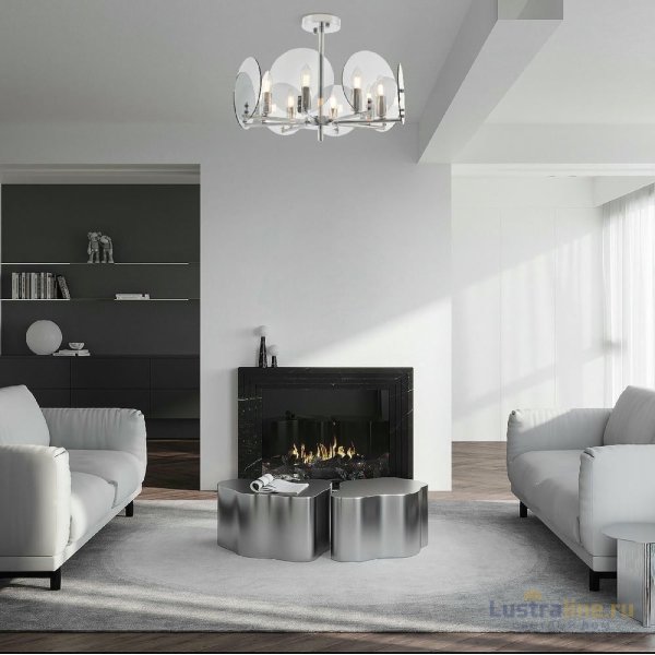 Люстра на штанге Arte Milano Sorrento 379309/8/490 CR Люстра на штанге Arte Milano Sorrento 379309/8/490 CR