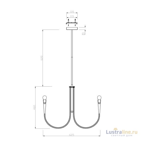 Люстра на штанге Freya Branches FR5253PL-06N