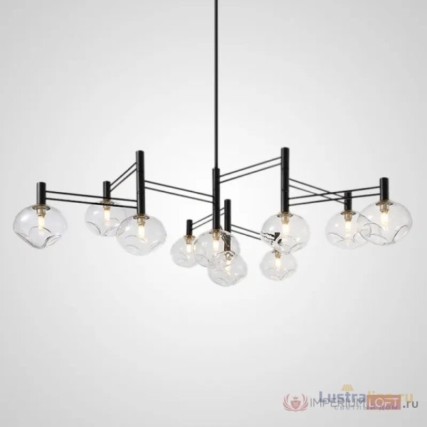 Люстра на штанге ImperiumLoft Temper L10 Black 229048-26