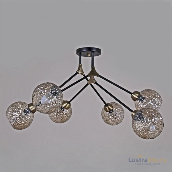 Люстра на штанге Illumico IL0264-6CSQ-79 BK AB