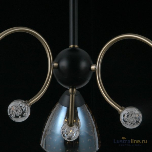 Люстра на штанге Illumico IL0230-3CSQ-29 BK AB Люстра на штанге Illumico IL0230-3CSQ-29 BK AB