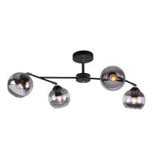 Люстра на штанге IMEX MD.9460-4-S BK+CH