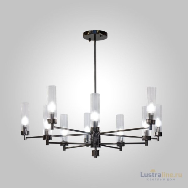 Люстра на штанге AM Group INDIGO SP10 PEARL BLACK