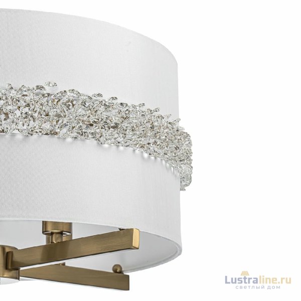 Люстра на штанге Indigo Effetto 13030/4R Brass V000514
