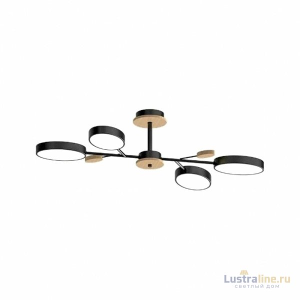 Люстра на штанге LED4U L3219-830 BK Люстра на штанге LED4U L3219-830 BK