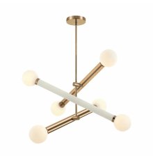 Люстра на штанге Freya Cross FR5381PL-06G