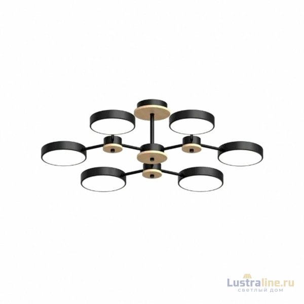 Люстра на штанге LED4U L3216-730 BK