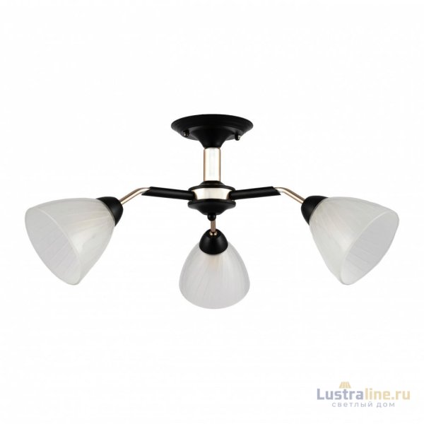 Люстра на штанге Arte Milano Napoli 324108/3 BK+FG Люстра на штанге Arte Milano Napoli 324108/3 BK+FG