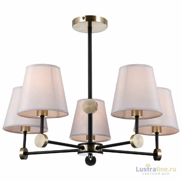 Люстра на штанге Illumico IL0394-5CSQ-24 BK AB CASTOR