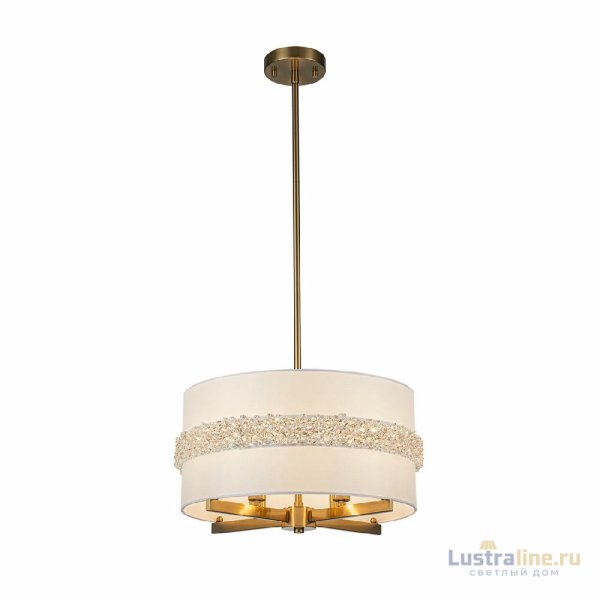 Люстра на штанге Indigo Effetto 13030/4R Brass V000514