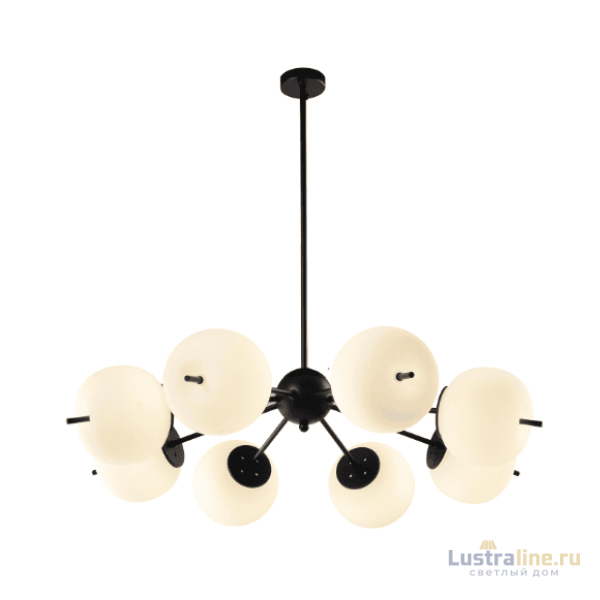 Люстра на штанге Elvan LU-9326/8-6W-WW-BkWh
