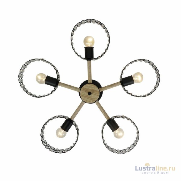 Люстра на штанге Escada Banjo 679/5P Black