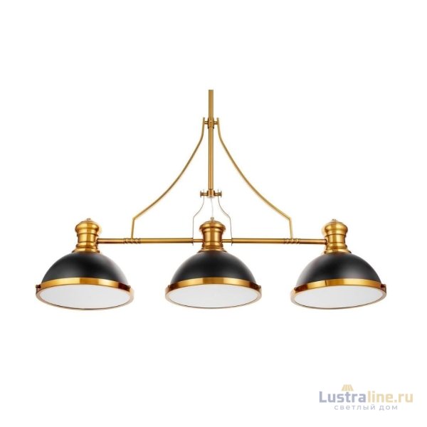 Подвесная люстра Lumina Deco Ettore LDP 710-3 BK+MD