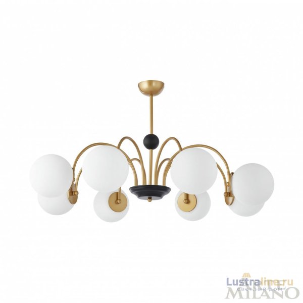Люстра на штанге Arte Milano Napoli 312066/D940/8 BS/BK
