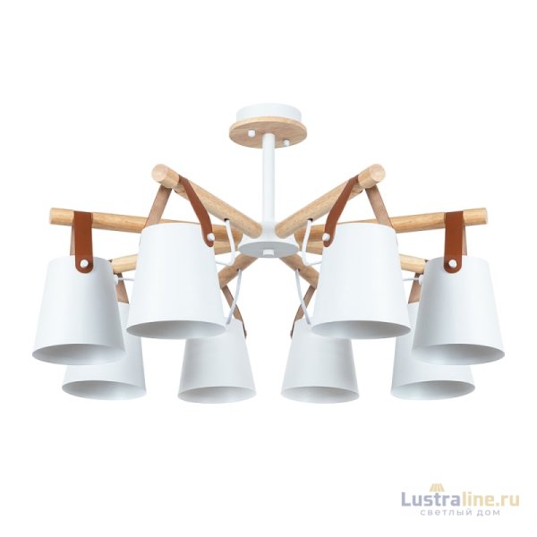 Люстра на штанге Arte Lamp Thomas A7032PL-8WH Люстра на штанге Arte Lamp Thomas A7032PL-8WH