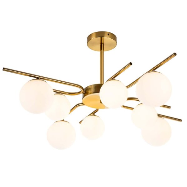 Люстра на штанге Escada Sphere 642/8P Brass УЦ