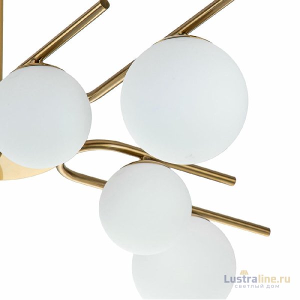 Люстра на штанге Escada Sphere 642/8P Brass УЦ
