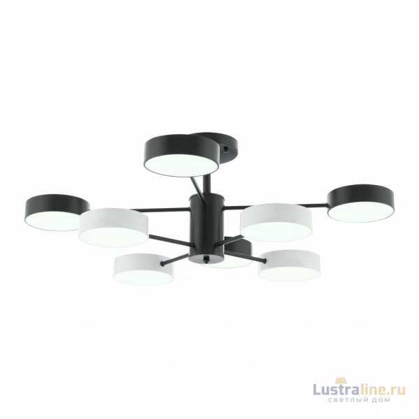 Люстра на штанге Arte Milano Ferrara 250906/8B Bk/Wh Люстра на штанге Arte Milano Ferrara 250906/8B Bk/Wh