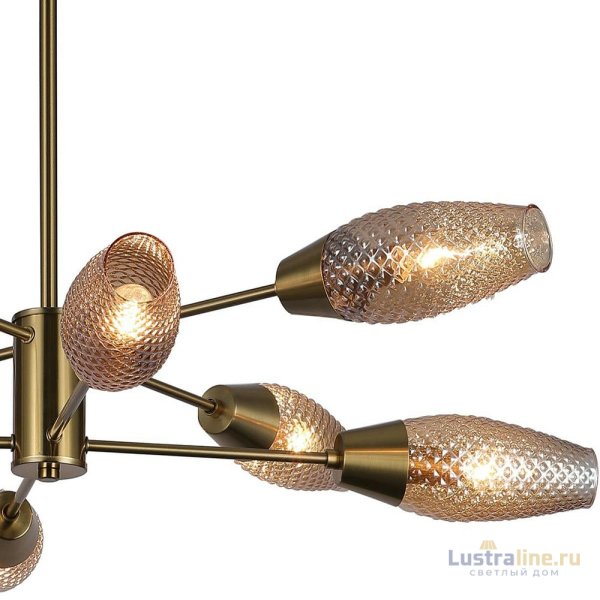 Люстра на штанге Escada Desire 10165/8PL Copper Люстра на штанге Escada Desire 10165/8PL Copper