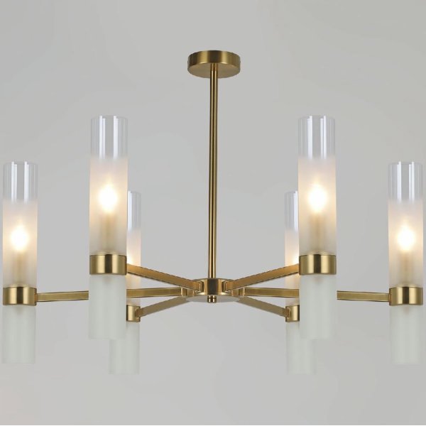Люстра на штанге Illumico IL0279-6P-79 BRASS