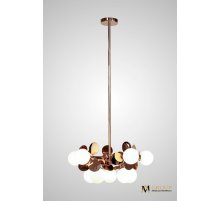 Люстра на штанге AM Group AM393 SP10 GOLD