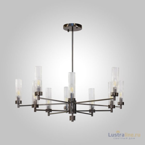 Люстра на штанге AM Group INDIGO SP10 PEARL BLACK