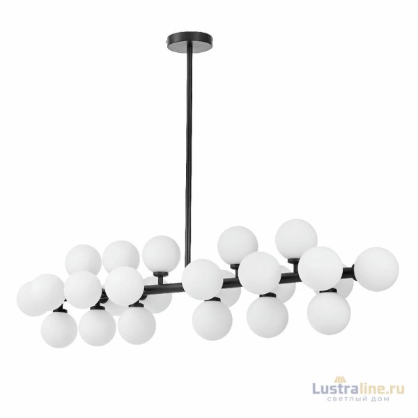 Люстра на штанге Lumina Deco Marsiada LDP 6033-24 BK