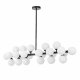Люстра на штанге Lumina Deco Marsiada LDP 6033-24 BK
