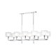 Люстра на штанге Crystal Lux MAESTRO SP-PL10 L1100 CHROME