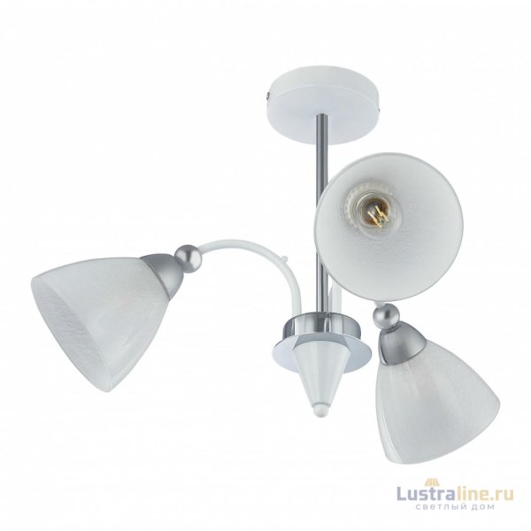 Люстра на штанге Arte Milano Napoli 326008/3 WH+CR Люстра на штанге Arte Milano Napoli 326008/3 WH+CR