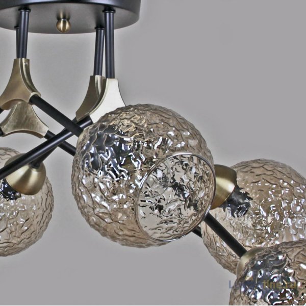 Люстра на штанге Illumico IL0264-8CSQ-79 BK AB