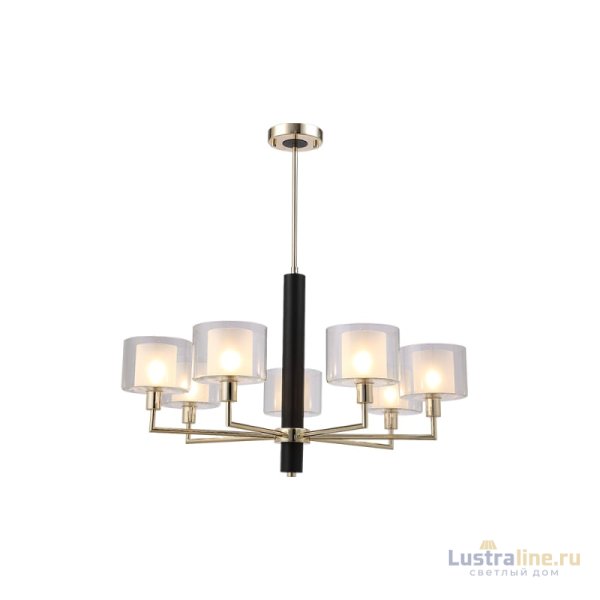 Люстра на штанге Crystal Lux MAESTRO SP-PL7 GOLD Люстра на штанге Crystal Lux MAESTRO SP-PL7 GOLD