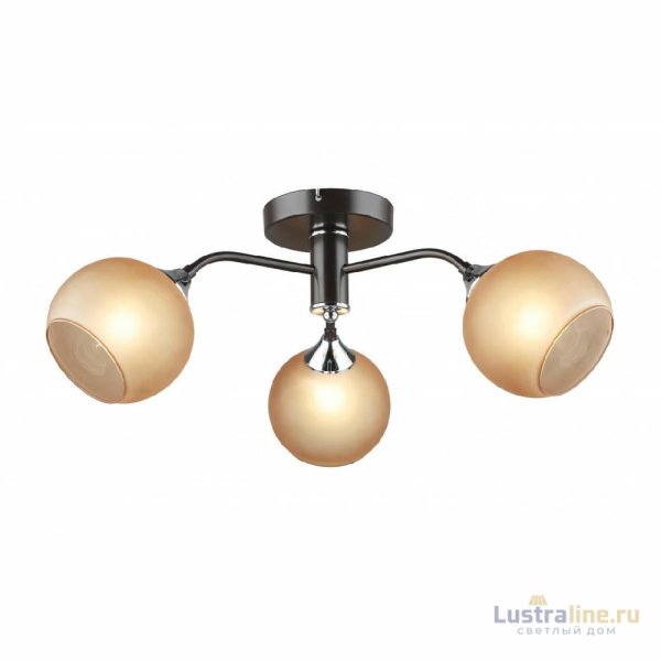 Люстра на штанге IMEX MD.5965-3-S-COFFEE+CR