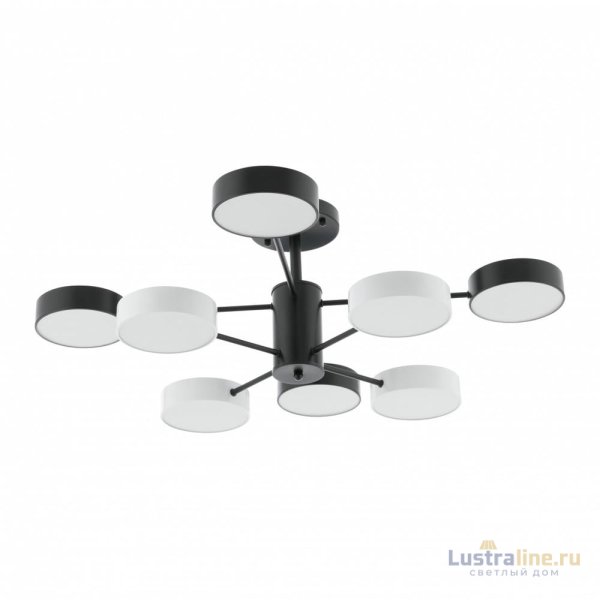 Люстра на штанге Arte Milano Ferrara 250906/8B Bk/Wh Люстра на штанге Arte Milano Ferrara 250906/8B Bk/Wh