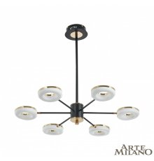 Люстра на штанге Arte Milano 277499/6 BK/GD