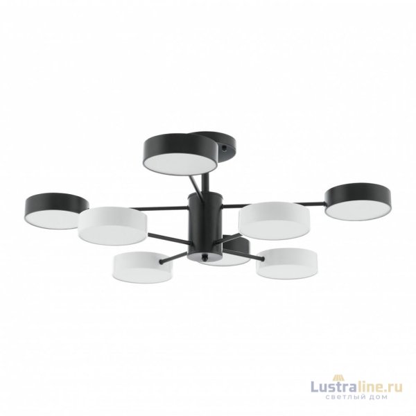 Люстра на штанге Arte Milano Ferrara 250906/8B Bk/Wh Люстра на штанге Arte Milano Ferrara 250906/8B Bk/Wh