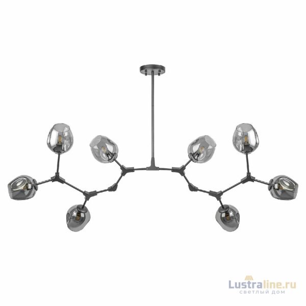 Люстра на штанге AM Group LOFT-8 BK
