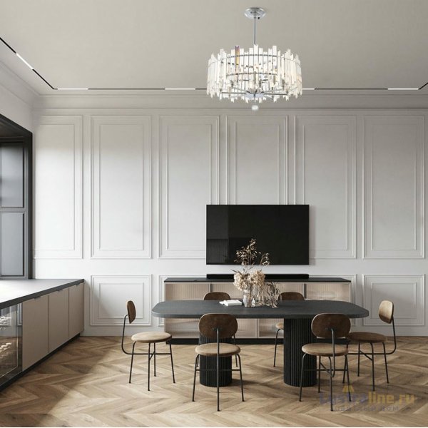 Люстра на штанге Arte Milano Sorrento 372409/8/350/570 CR Люстра на штанге Arte Milano Sorrento 372409/8/350/570 CR